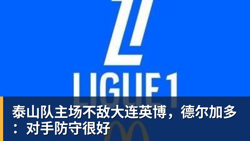 泰山队主场不敌大连英博,德尔加多:对手防守很好